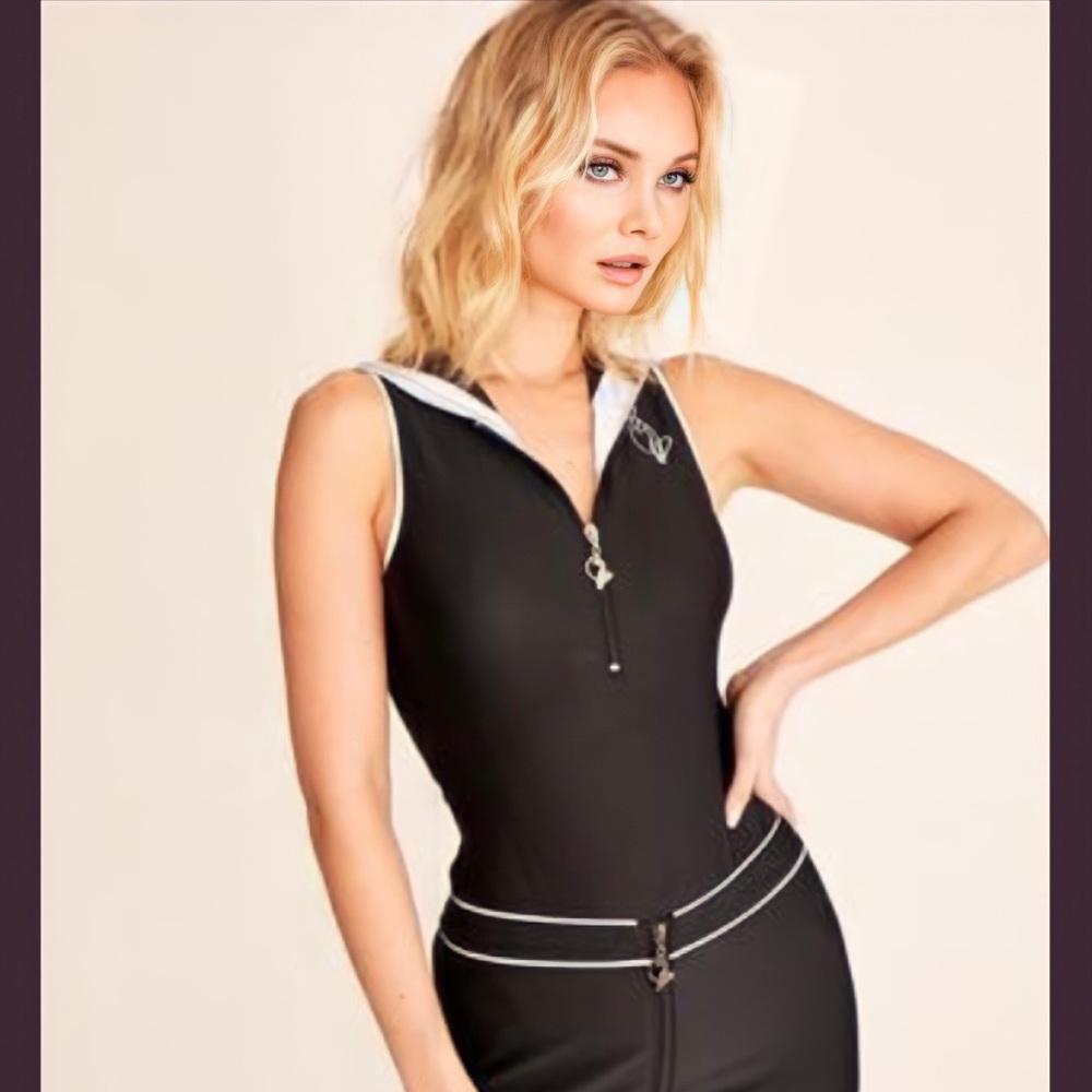 Baby Phat Reflective Hoodie Bodysuit